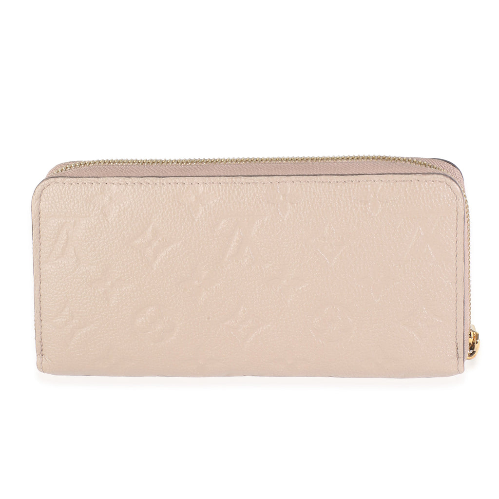 Louis Vuitton Turtledove Monogram Empreinte Zippy Wallet