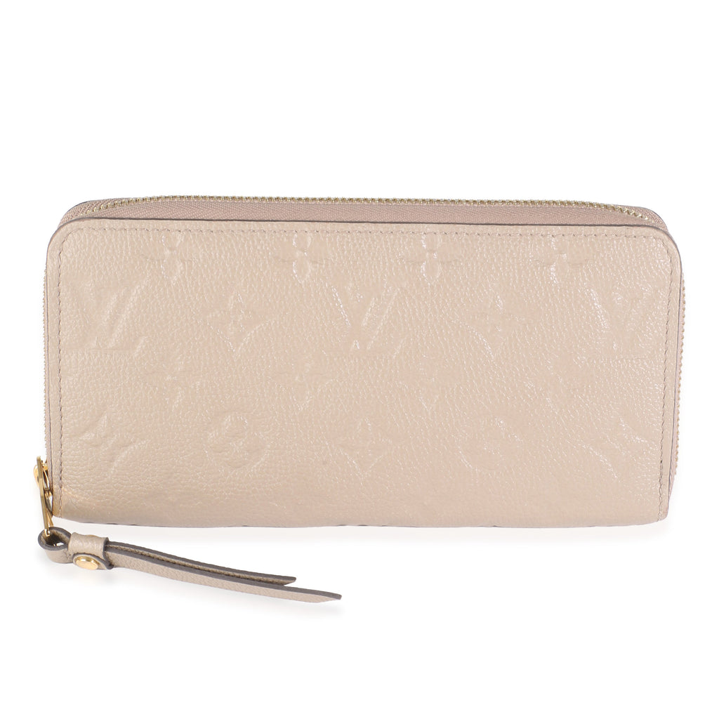 Louis Vuitton Turtledove Monogram Empreinte Zippy Wallet