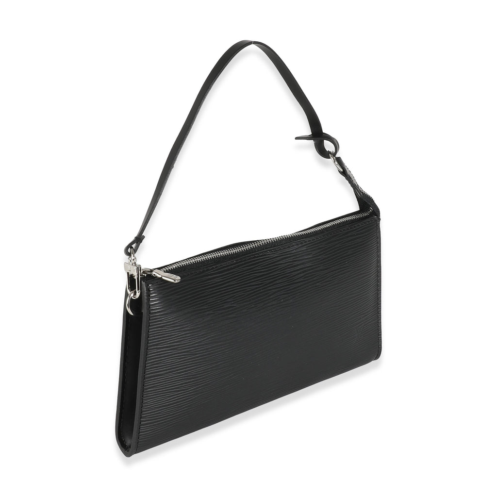 Louis Vuitton Black Epi Pochette Accessoires