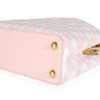 Louis Vuitton Light Pink Embroidered Taurillon Vichy Capucines BB