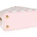 Louis Vuitton Light Pink Embroidered Taurillon Vichy Capucines BB