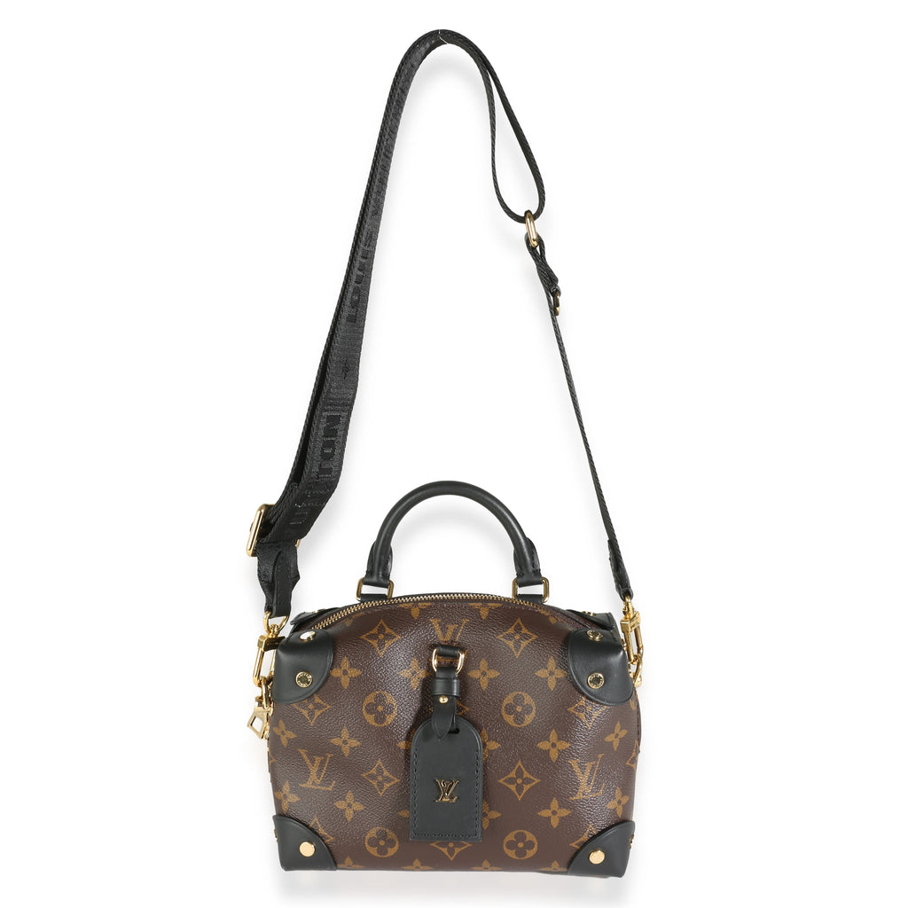 Louis Vuitton Black Monogram Canvas Petite Malle Souple