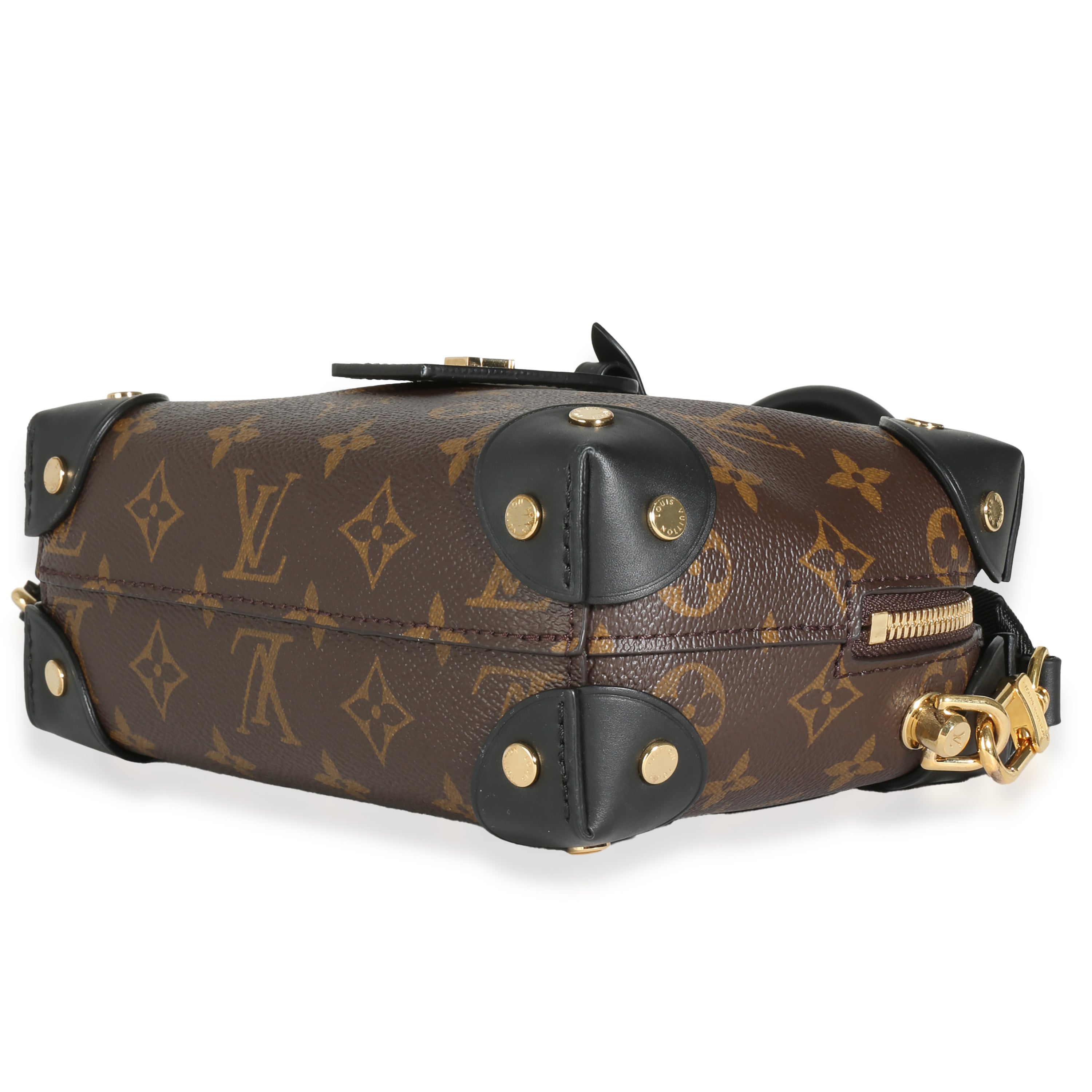 Louis Vuitton Black Monogram Canvas Petite Malle Souple