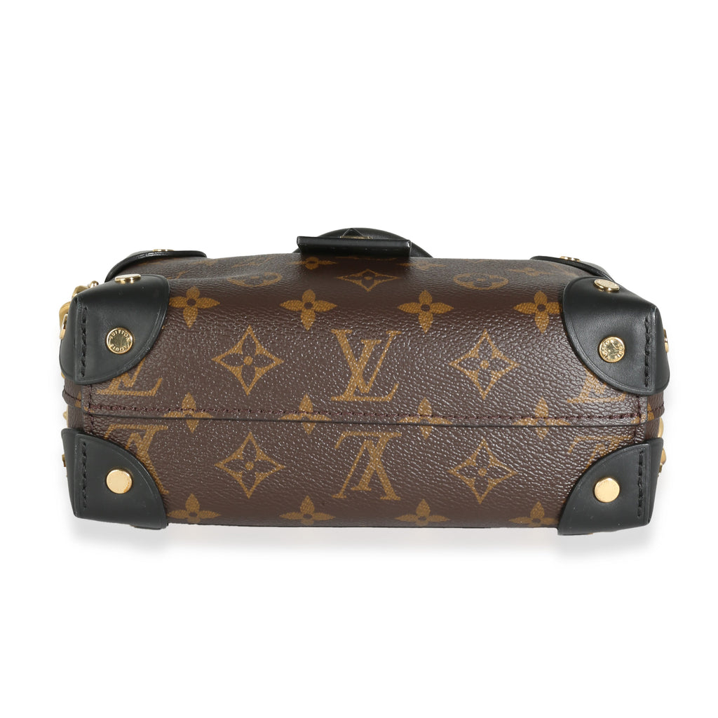 Louis Vuitton Black Monogram Canvas Petite Malle Souple