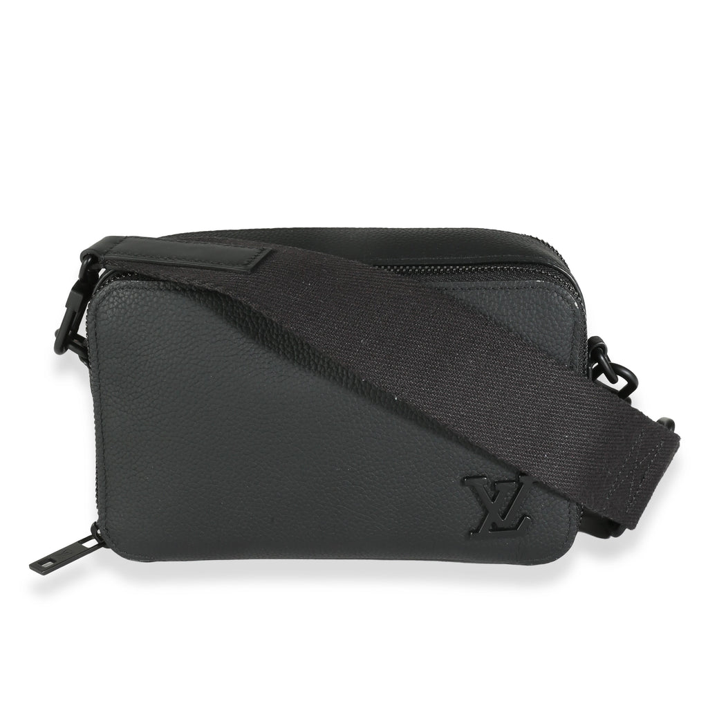 Louis Vuitton Black Taurillon Alpha Wearable Wallet