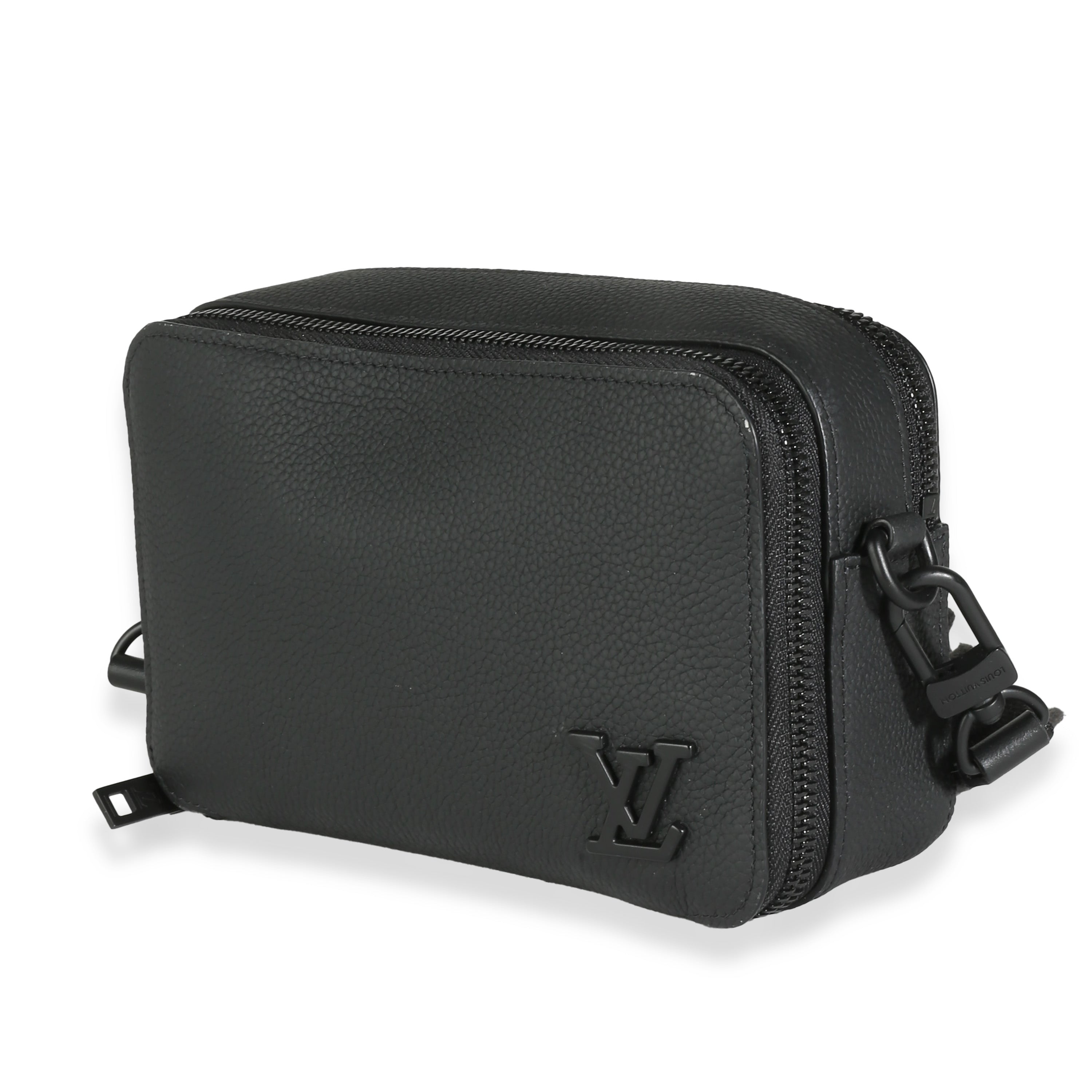Louis Vuitton Black Taurillon Alpha Wearable Wallet