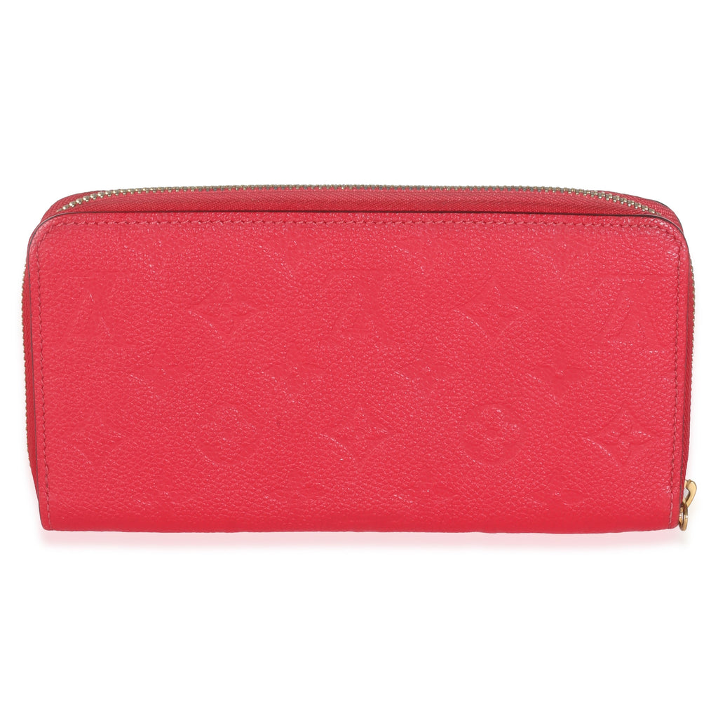 Louis Vuitton Cerise Monogram Empreinte Zippy Wallet