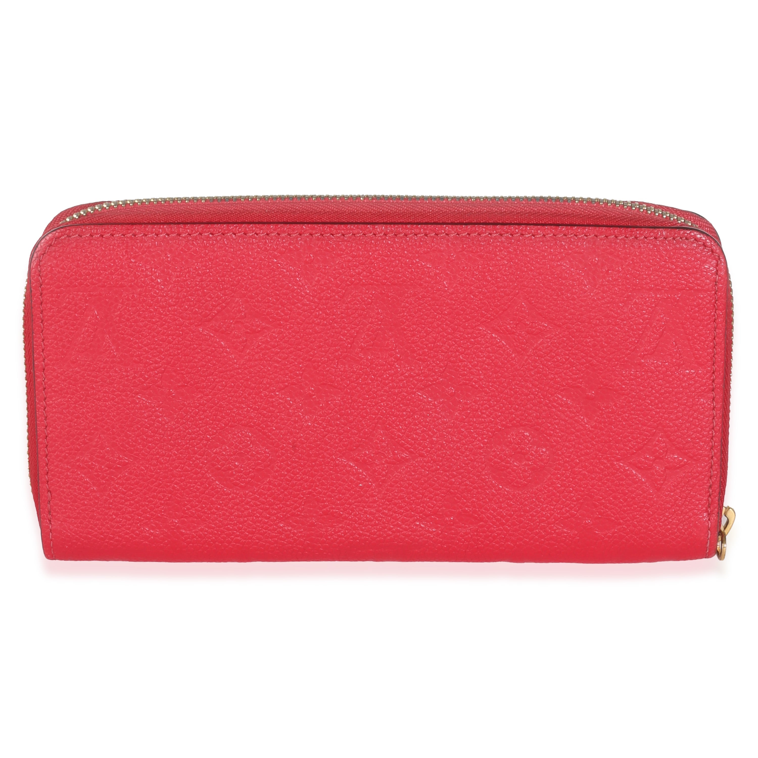Louis Vuitton Cerise Monogram Empreinte Zippy Wallet