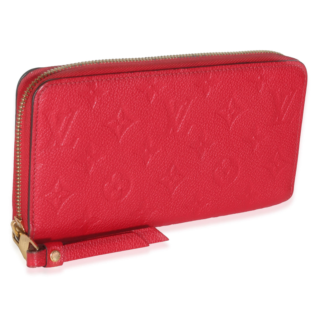 Louis Vuitton Cerise Monogram Empreinte Zippy Wallet