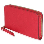 Louis Vuitton Cerise Monogram Empreinte Zippy Wallet