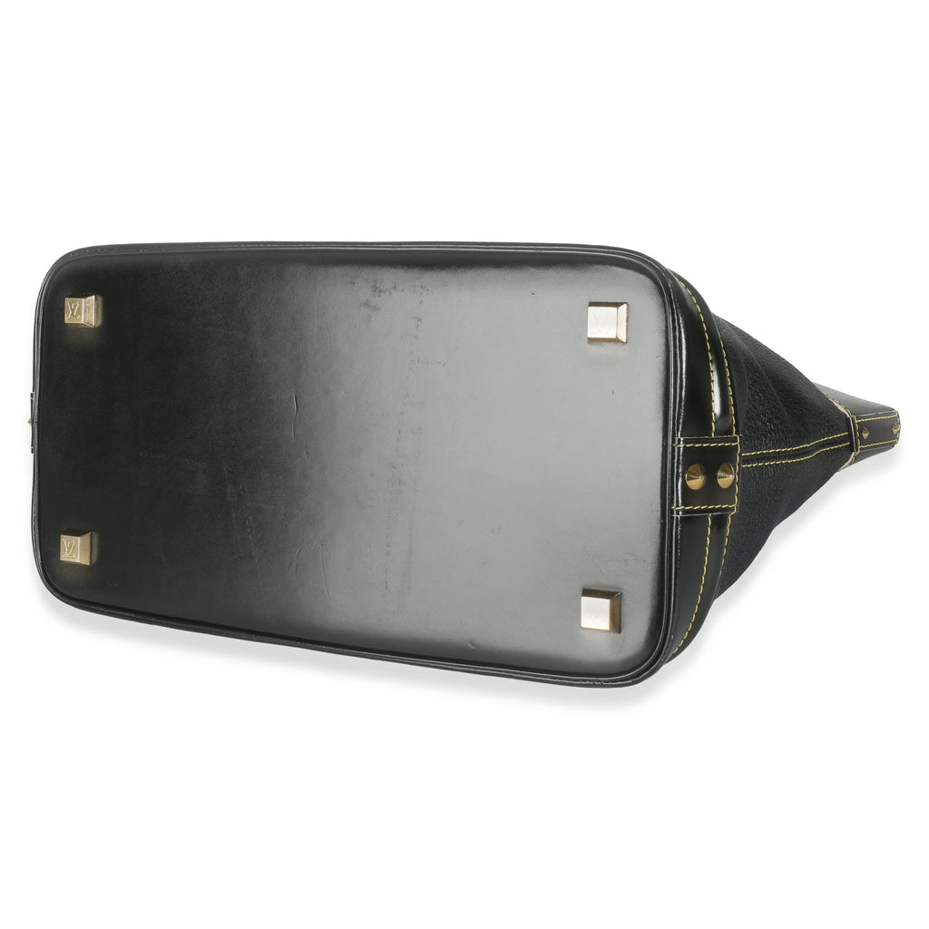 Louis Vuitton Black Leather Suhali Lockit MM