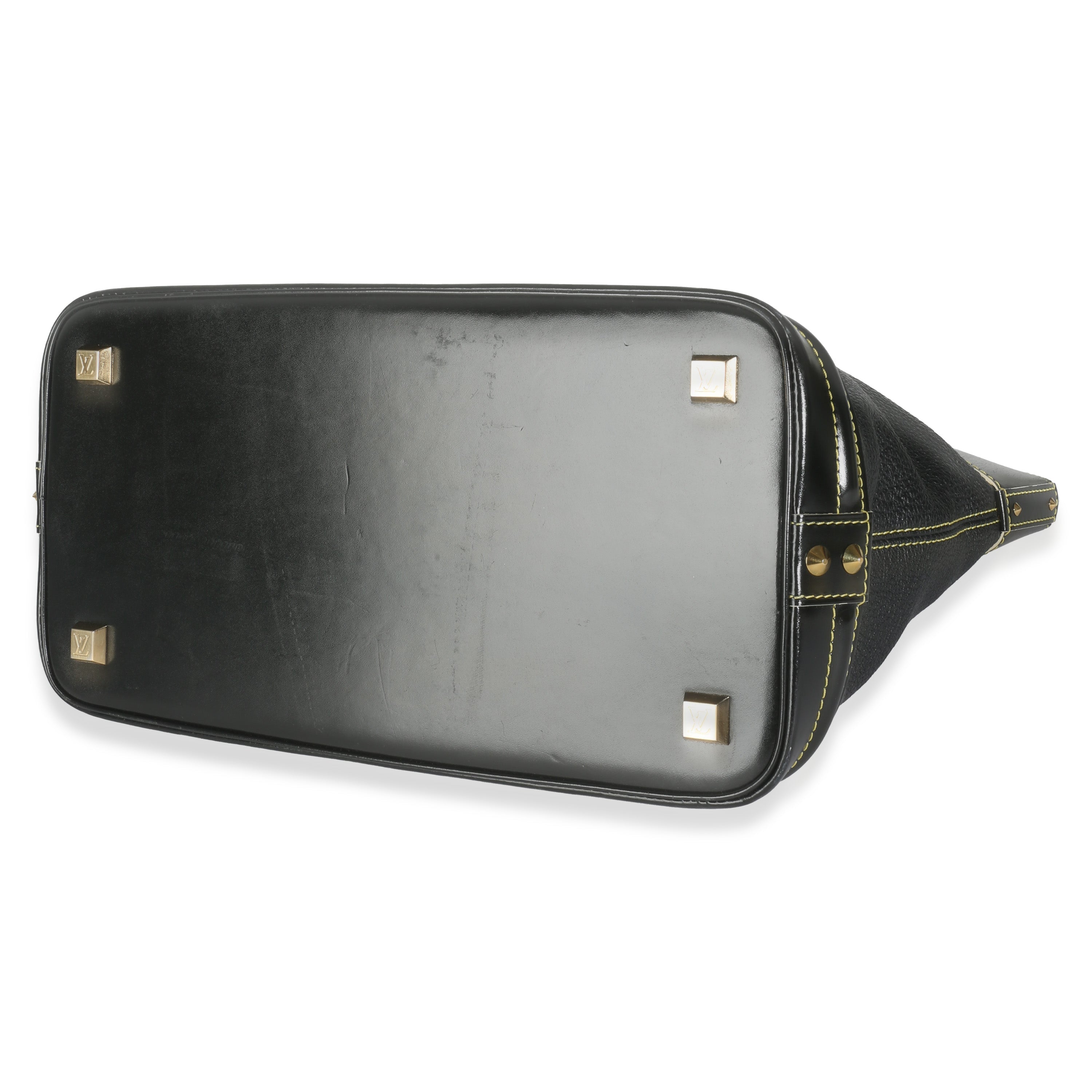 Louis Vuitton Black Leather Suhali Lockit MM
