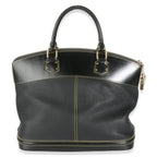 Louis Vuitton Black Leather Suhali Lockit MM