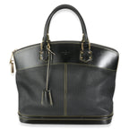 Louis Vuitton Black Leather Suhali Lockit MM