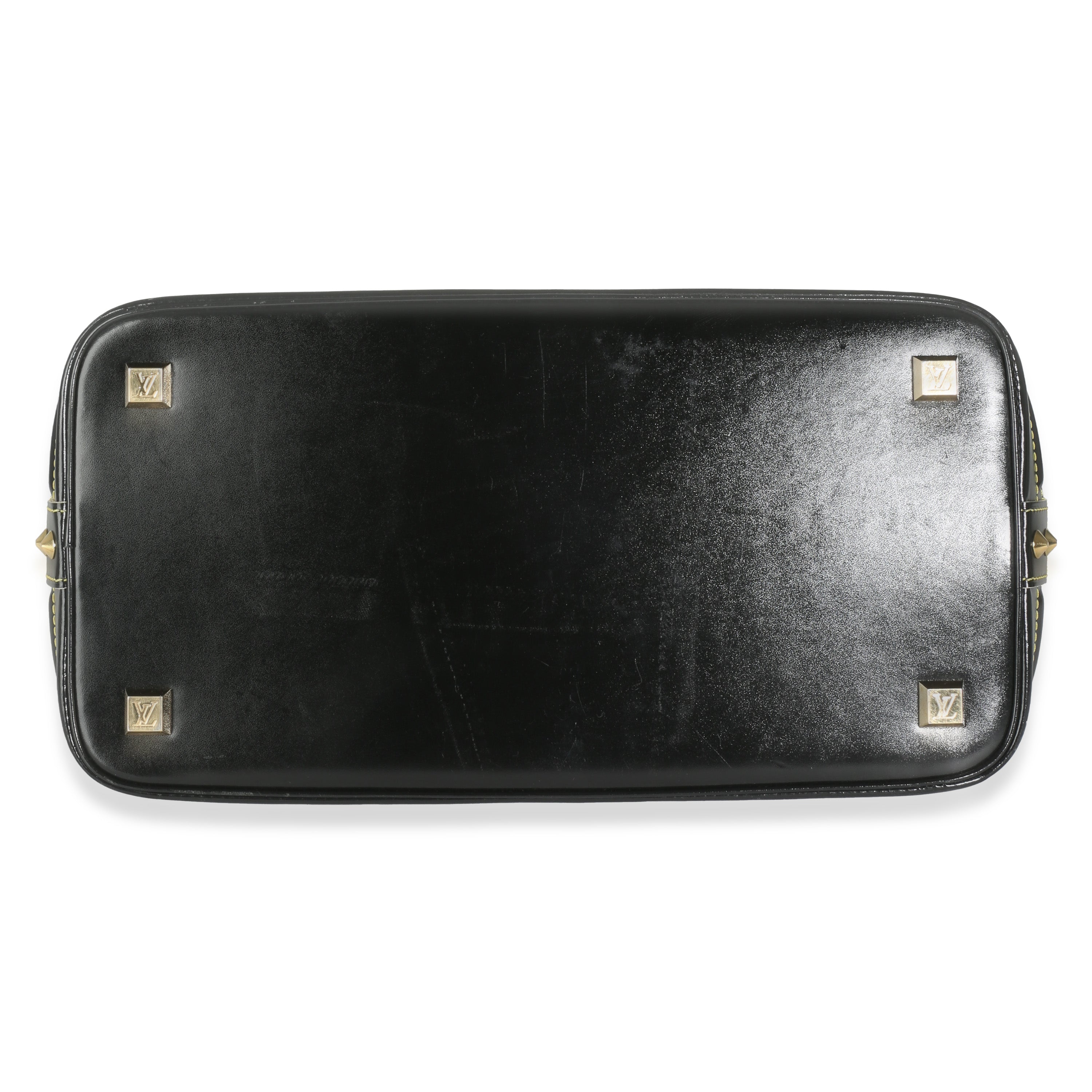Louis Vuitton Black Leather Suhali Lockit MM