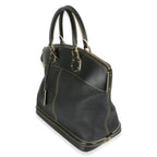 Louis Vuitton Black Leather Suhali Lockit MM