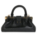 Louis Vuitton Black Calfskin Nanogram Monogram Clutch