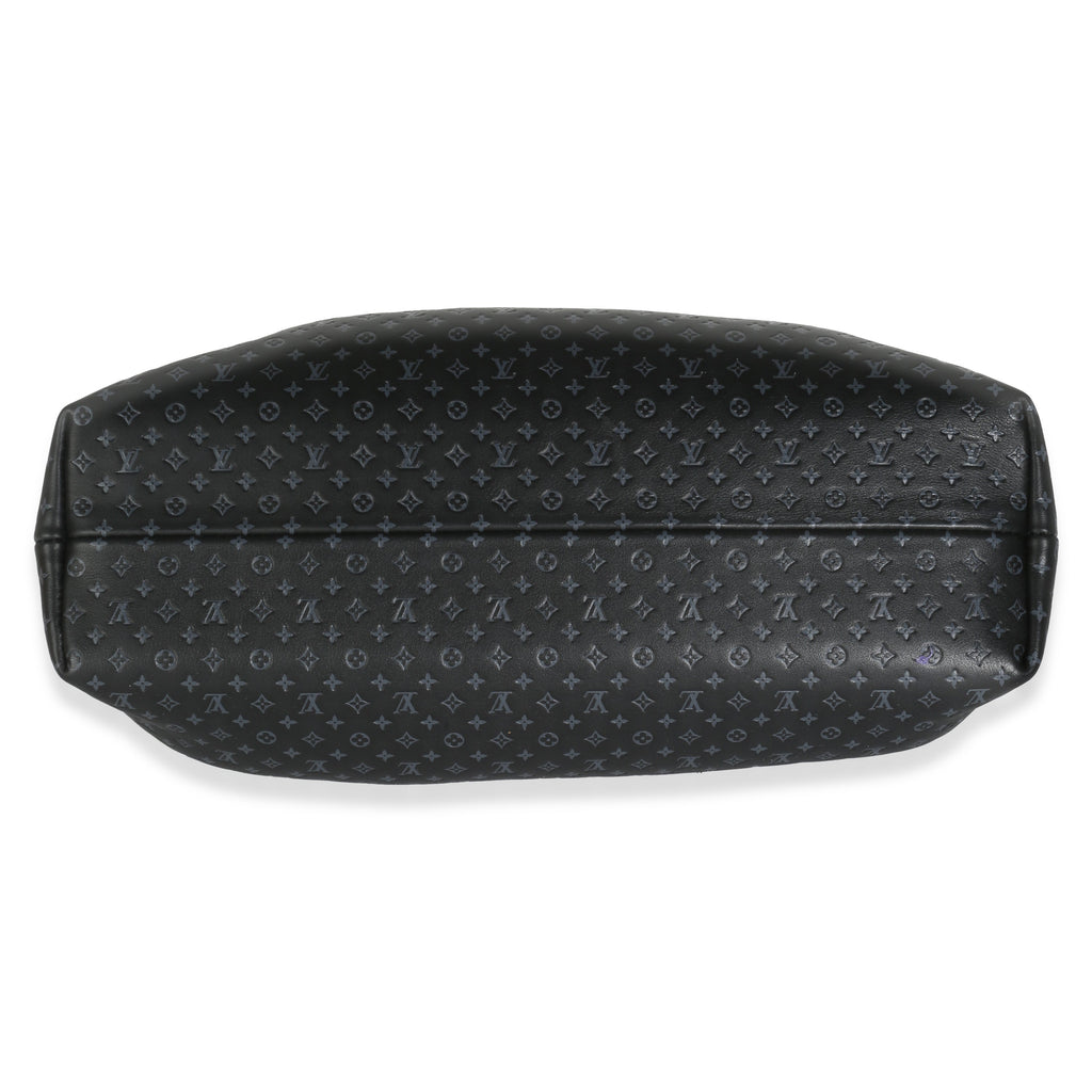 Louis Vuitton Black Calfskin Nanogram Monogram Clutch