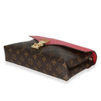 Louis Vuitton Rose Litchi Monogram Canvas Pallas Chain Bag