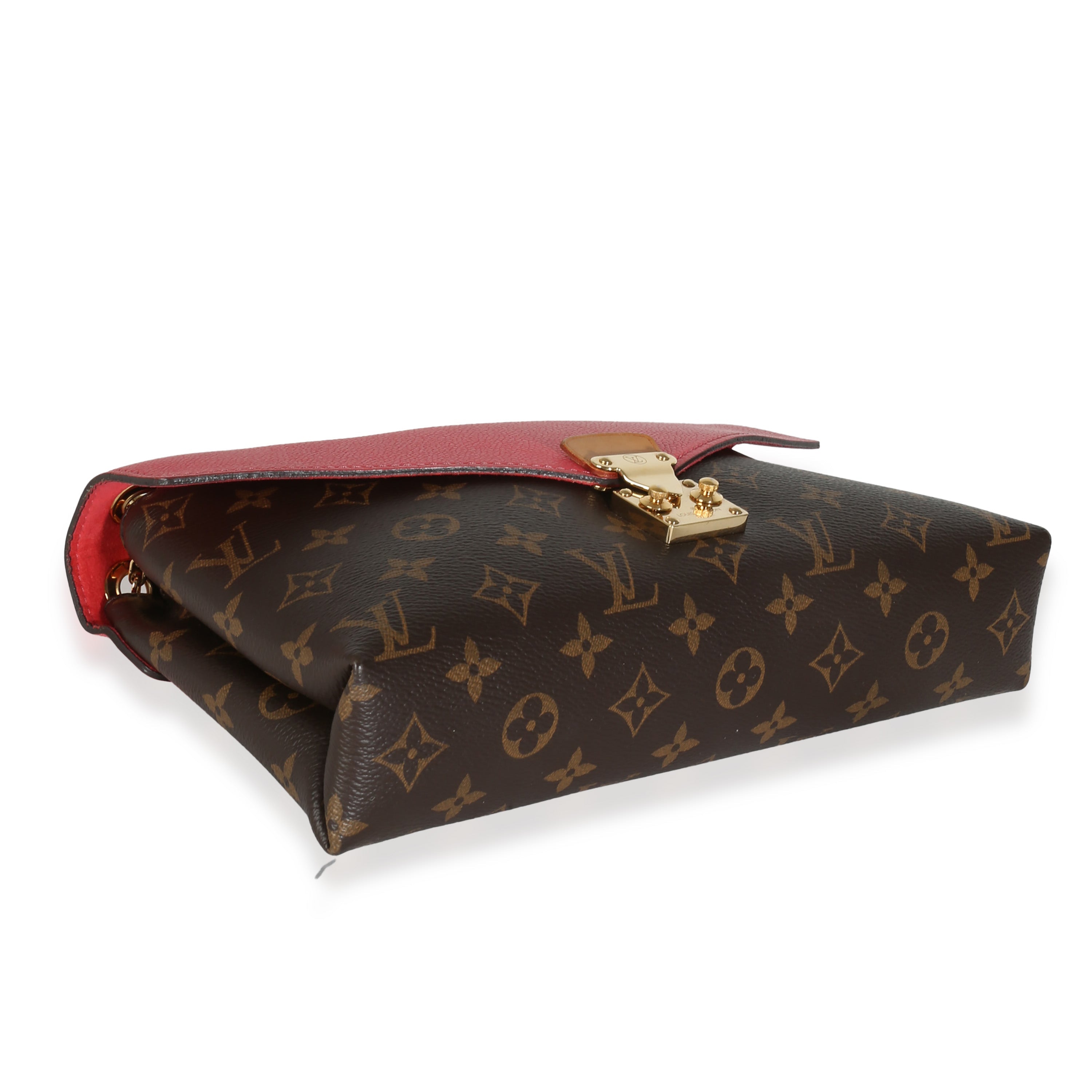 Louis Vuitton Rose Litchi Monogram Canvas Pallas Chain Bag