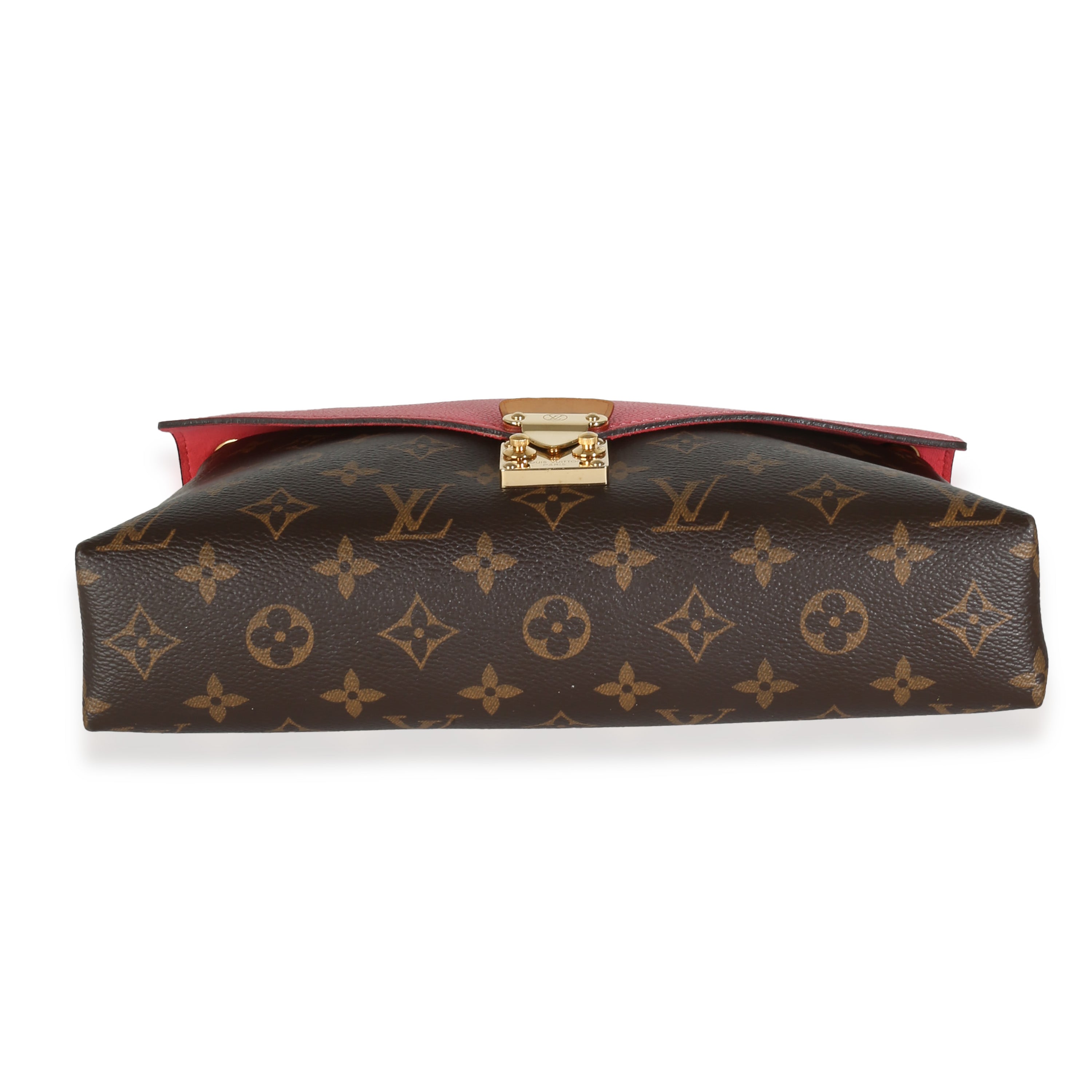 Louis Vuitton Rose Litchi Monogram Canvas Pallas Chain Bag