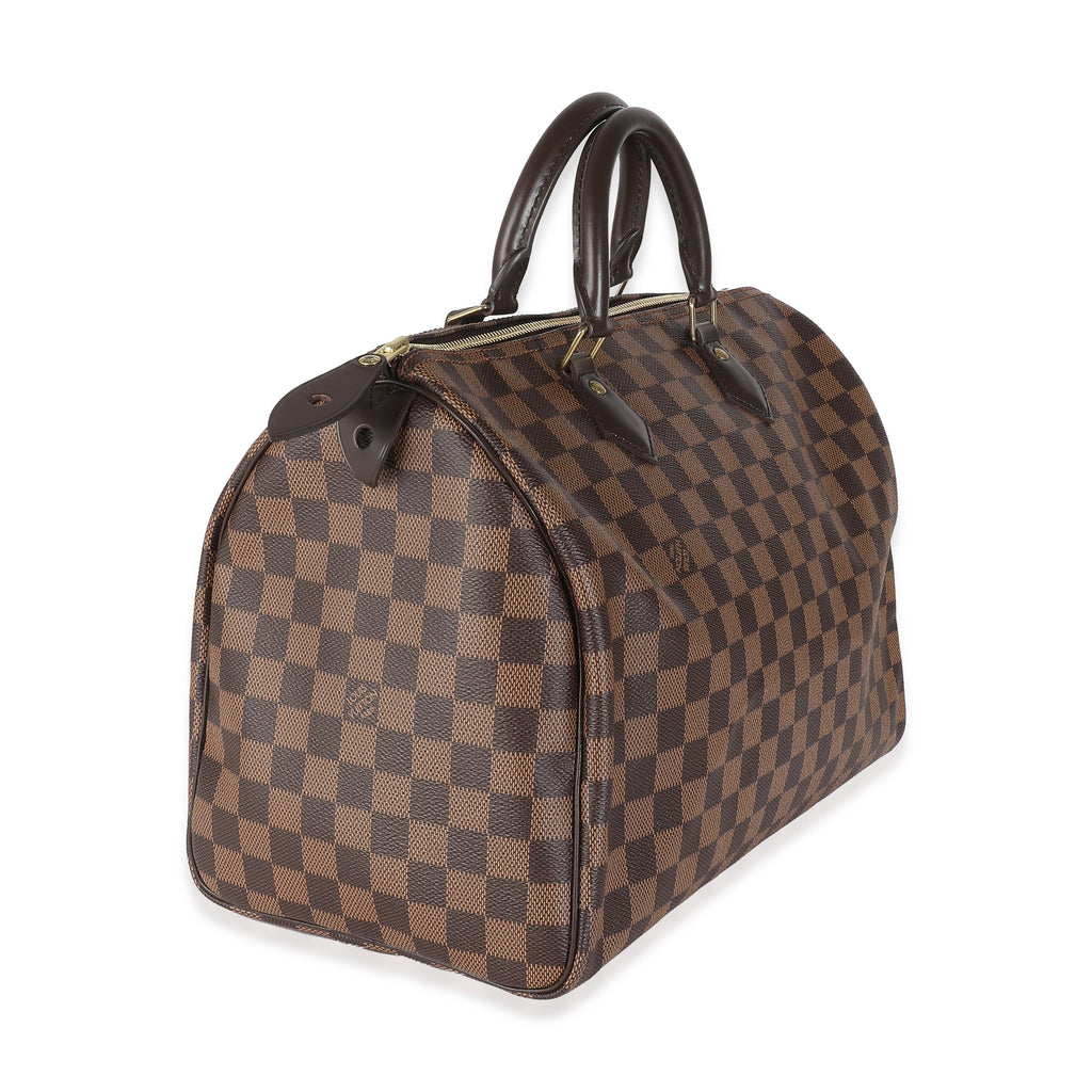 Louis Vuitton Damier Ebene Canvas Speedy 35