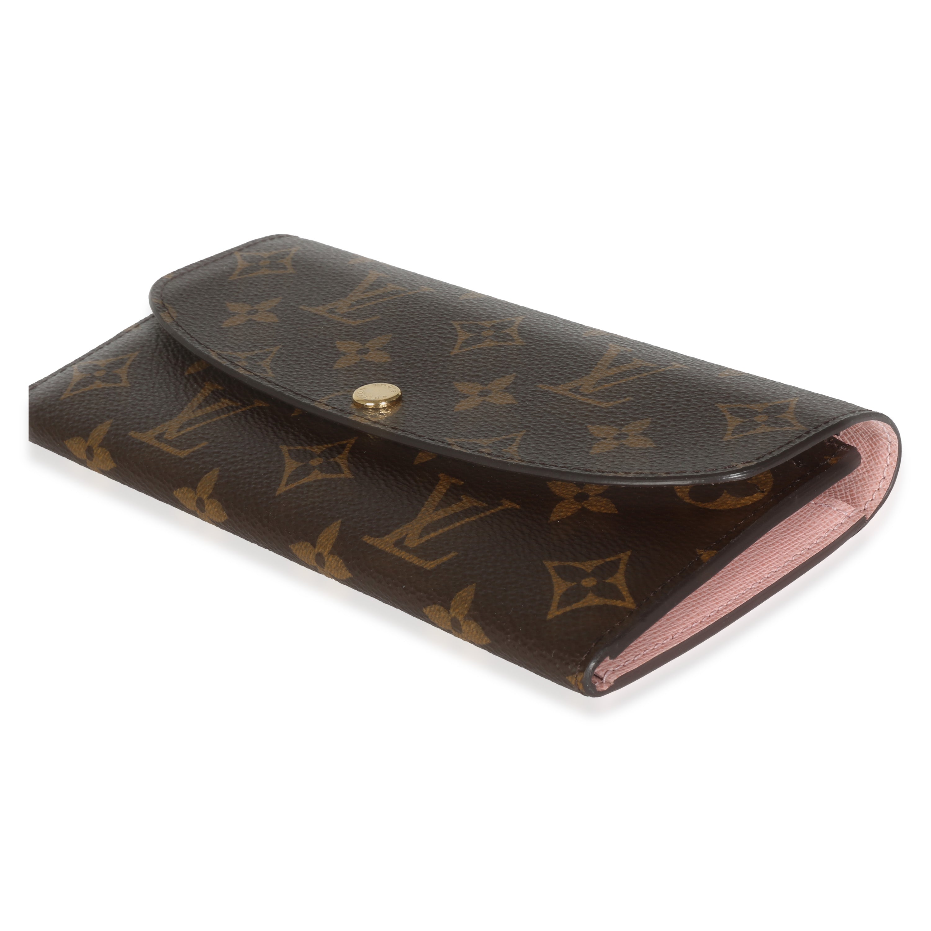 Louis Vuitton Rose Ballerine Monogram Canvas Emilie Wallet