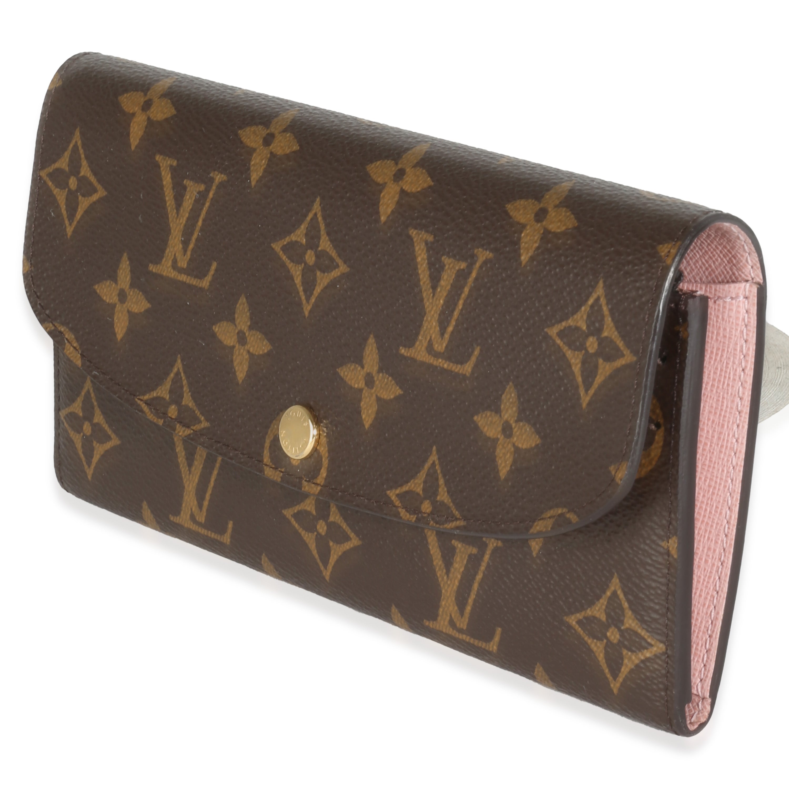 Louis Vuitton Rose Ballerine Monogram Canvas Emilie Wallet