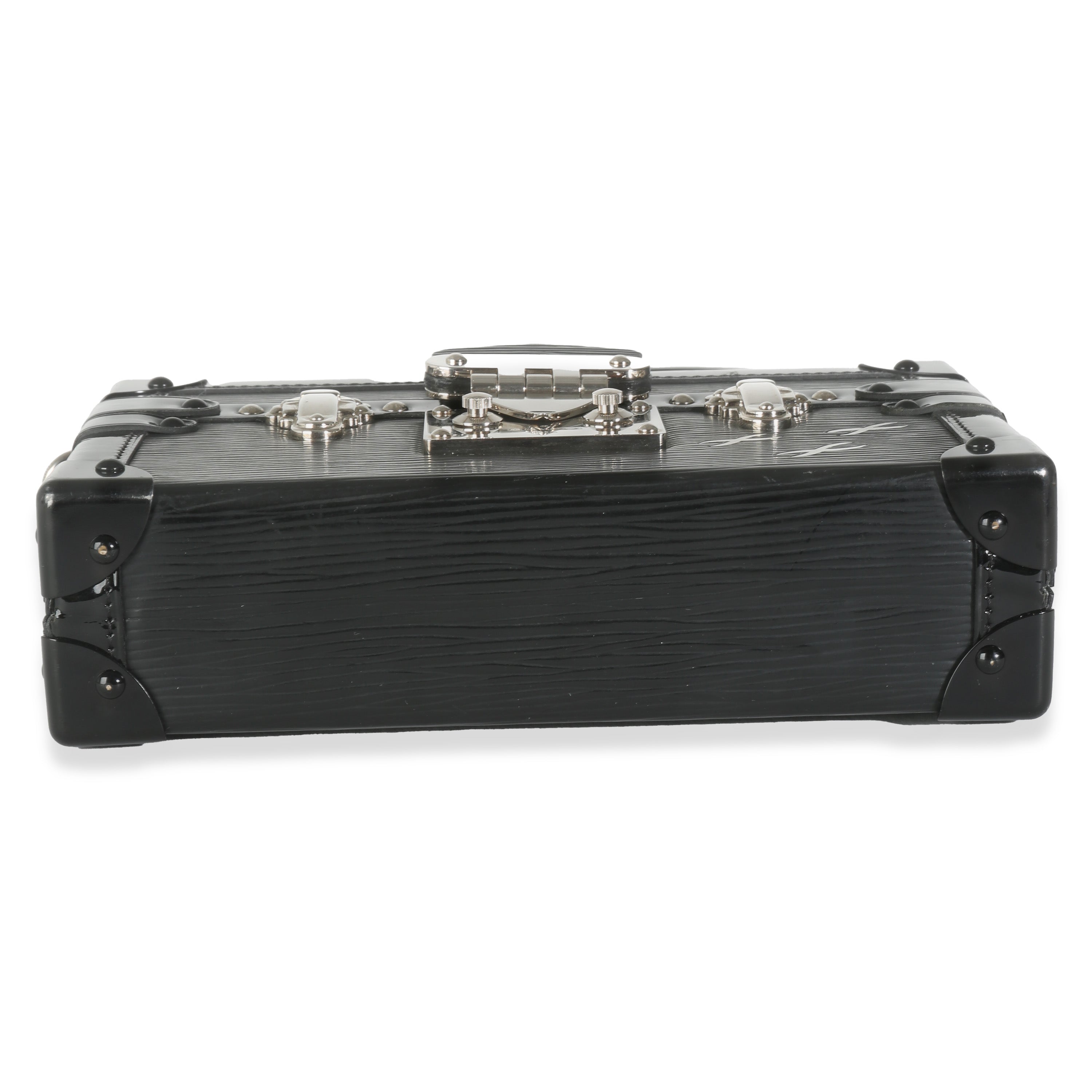 Louis Vuitton Black Epi Petite Malle
