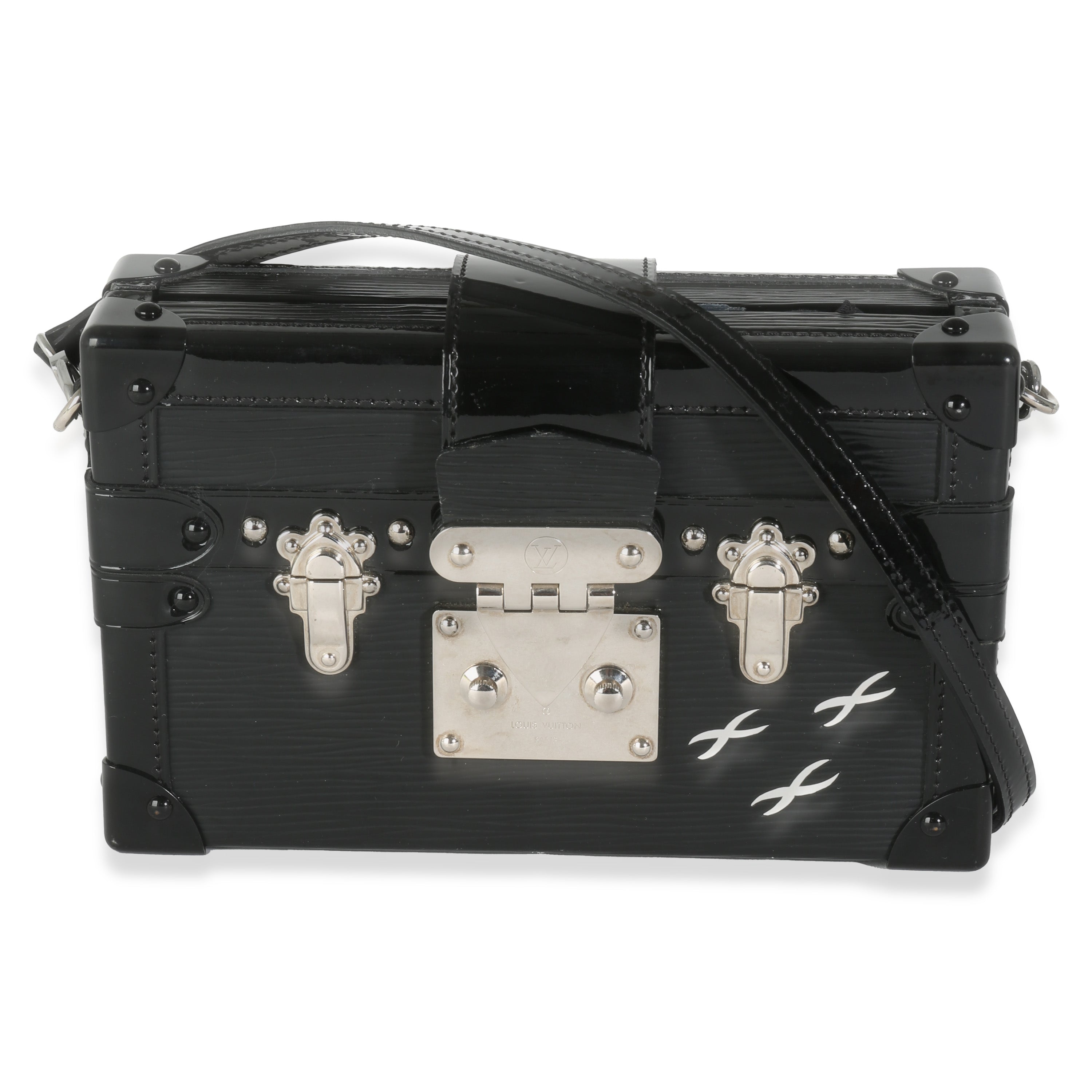Louis Vuitton Black Epi Petite Malle