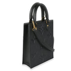 Louis Vuitton Black Monogram Empreinte Petite Sac Plat