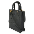 Louis Vuitton Black Monogram Empreinte Petite Sac Plat