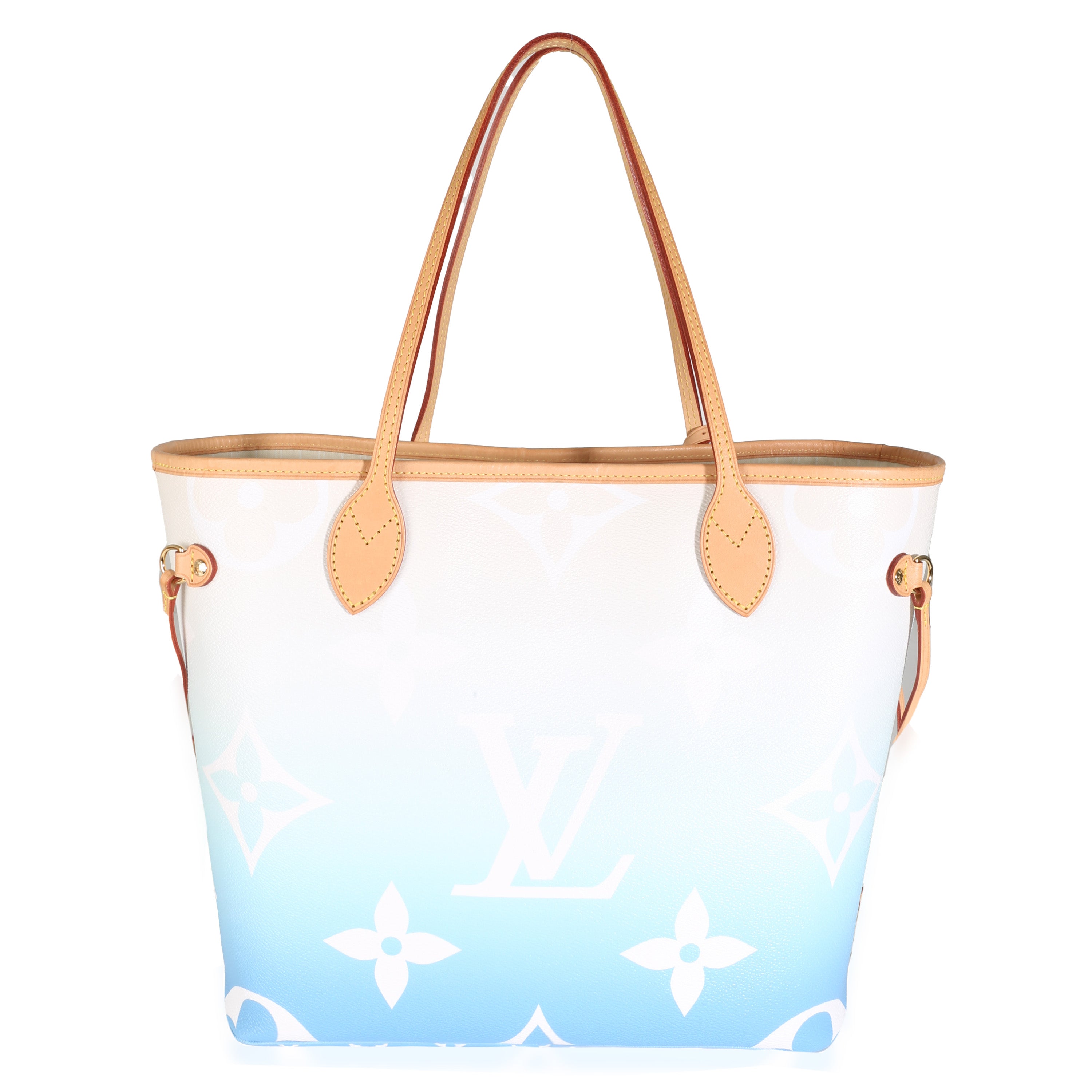 Louis Vuitton Blue Giant Monogram Canvas By The Pool Neverfull MM