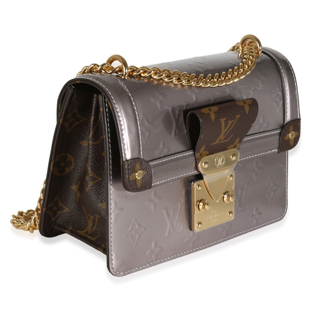 Louis Vuitton Metallic Grey Vernis Monogram Canvas Wynwood