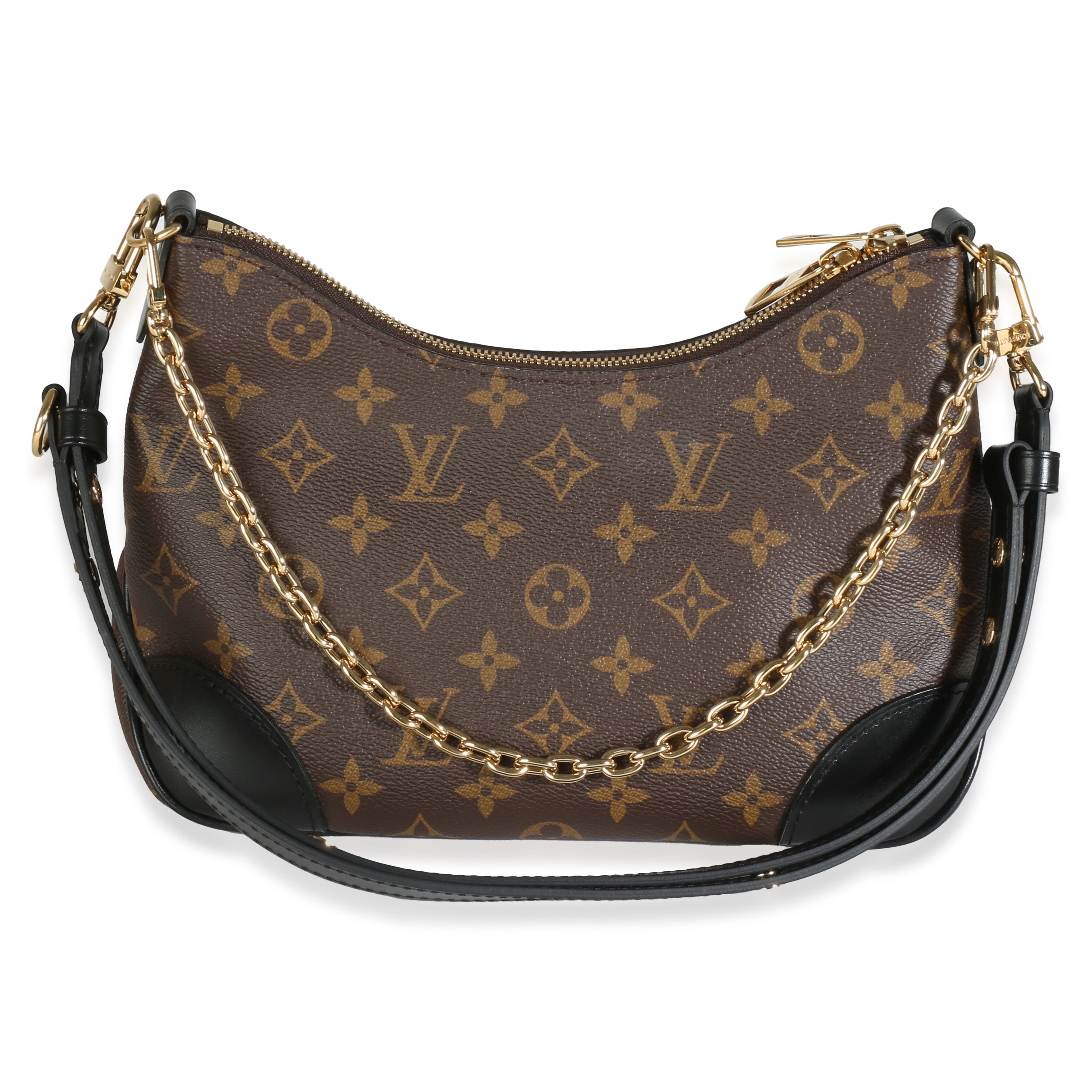 Louis Vuitton Black Monogram Canvas Boulogne NM