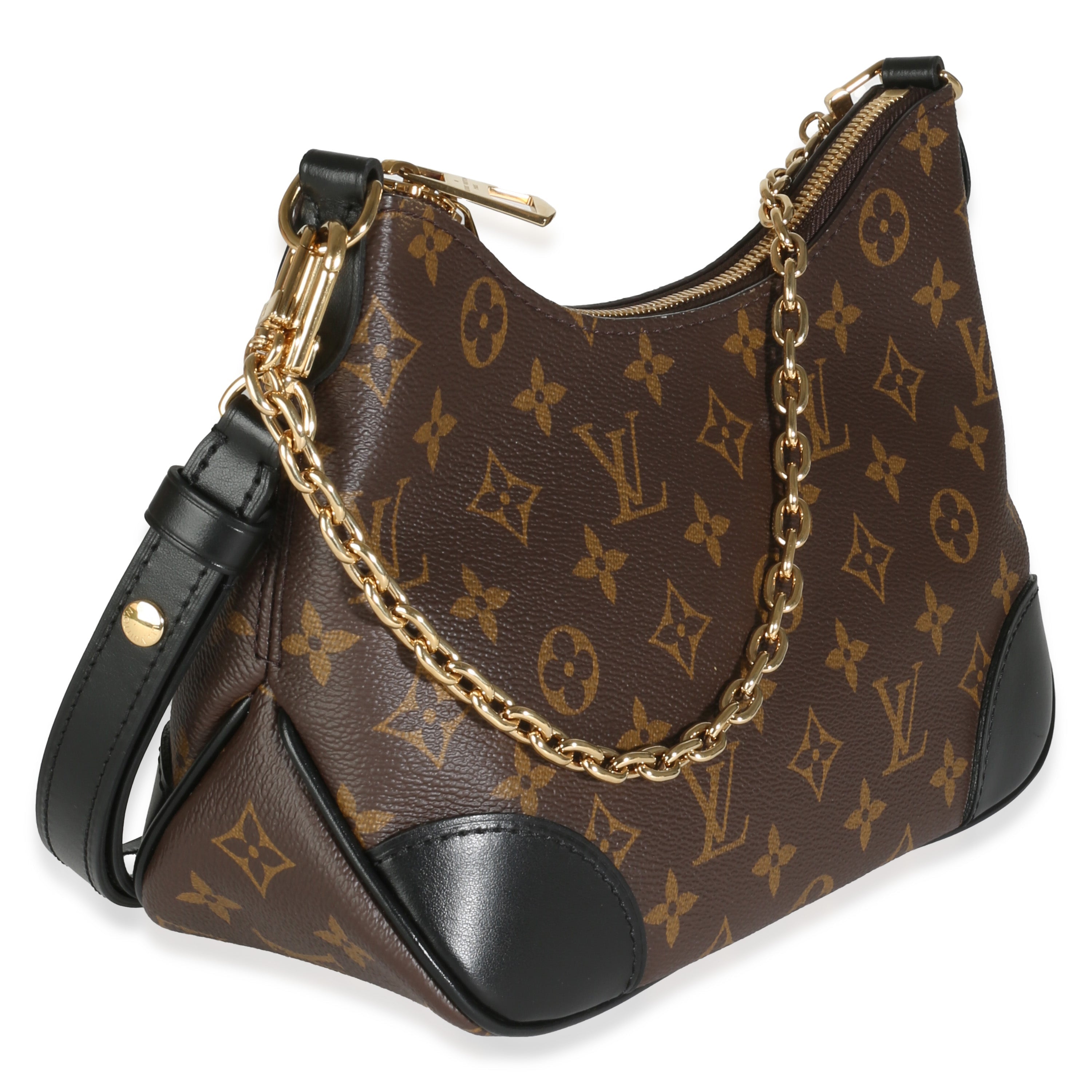 Louis Vuitton Black Monogram Canvas Boulogne NM