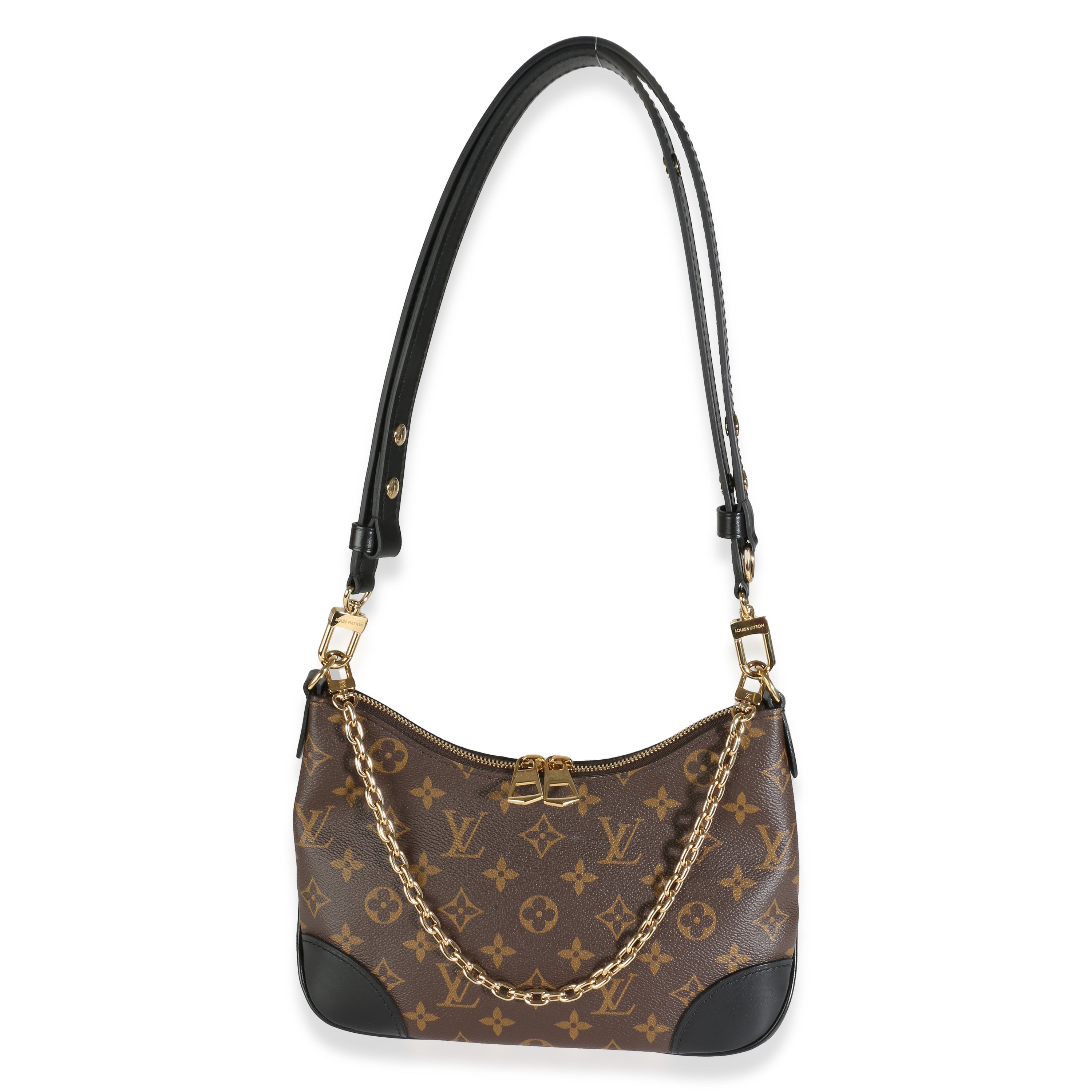 Louis Vuitton Black Monogram Canvas Boulogne NM