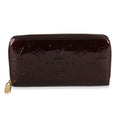 Louis Vuitton Amarante Monogram Vernis Zippy Wallet