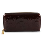 Louis Vuitton Amarante Monogram Vernis Zippy Wallet