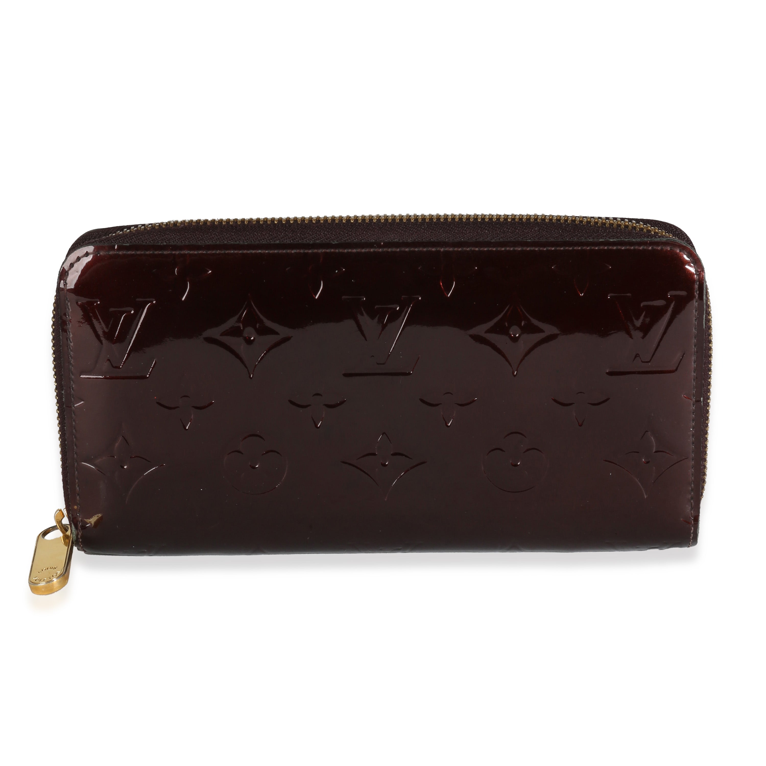 Louis Vuitton Amarante Monogram Vernis Zippy Wallet