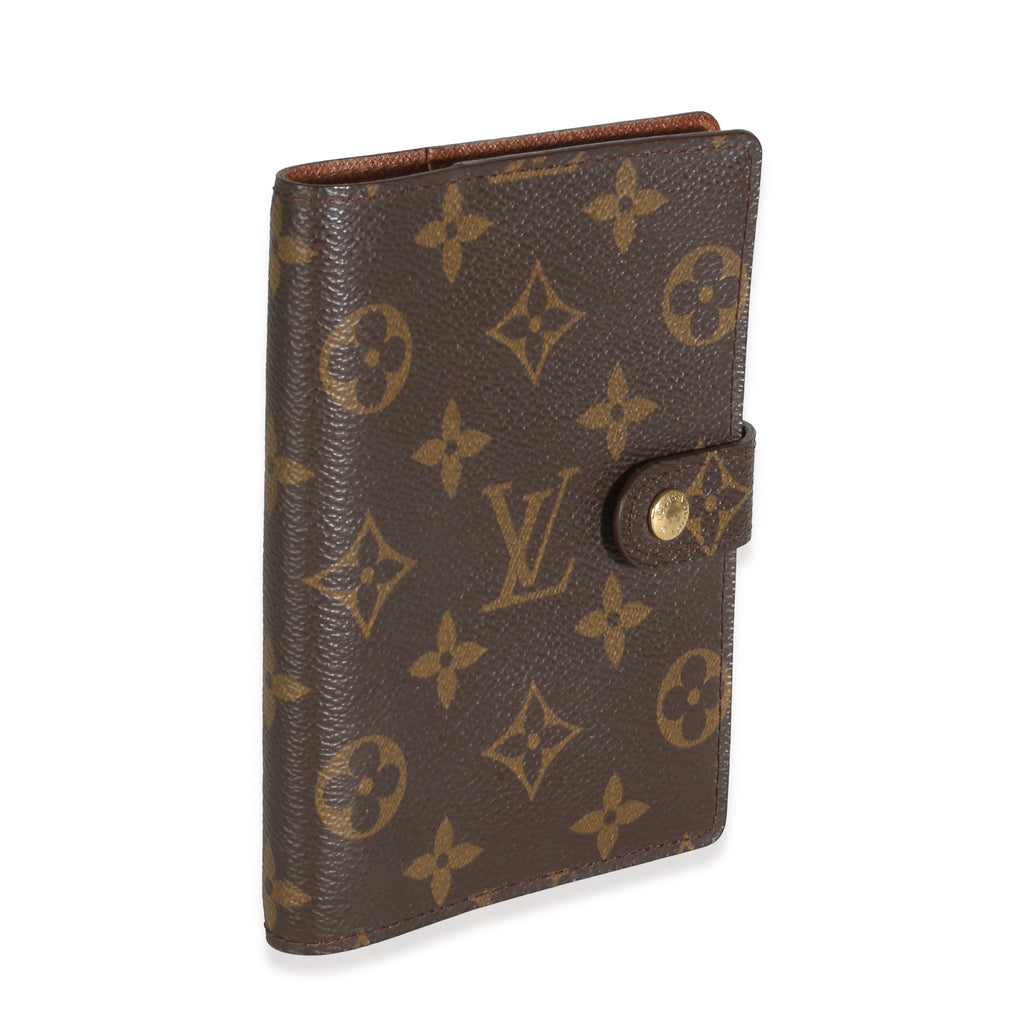 Louis Vuitton Monogram Canvas Small Ring Agenda Cover