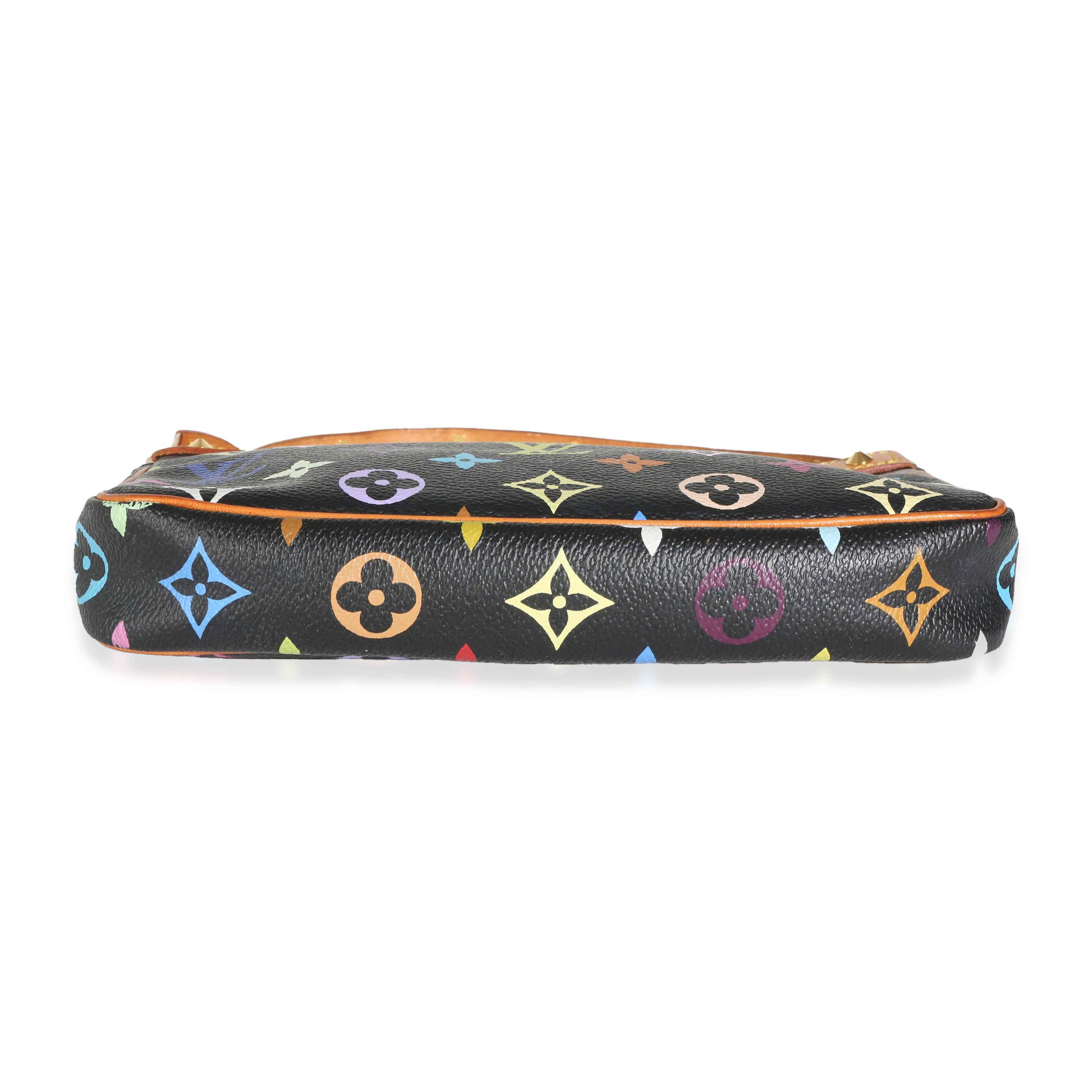 Louis Vuitton Black Multicolor Monogram Canvas Pochette Accessoires
