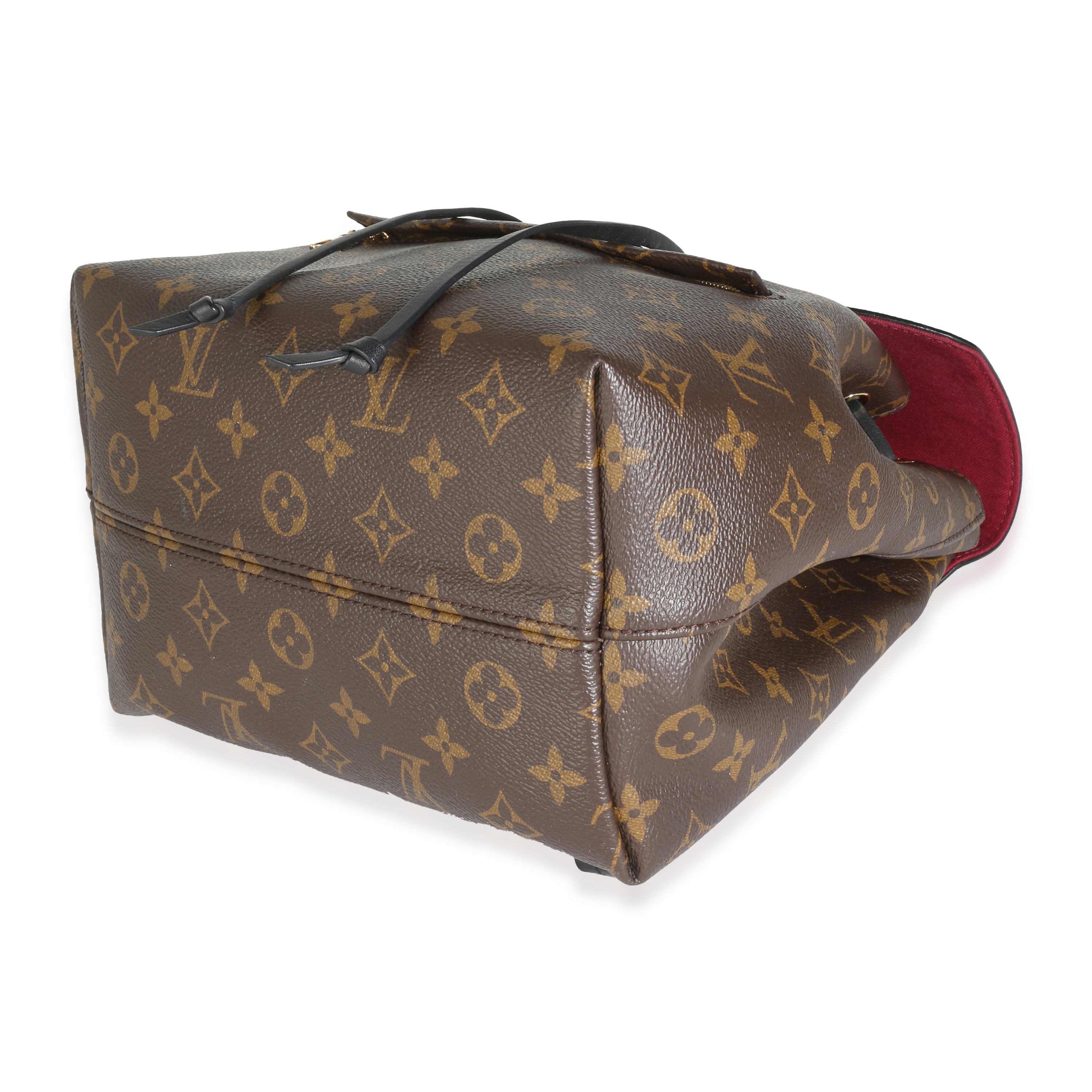 Louis Vuitton Black Monogram Canvas Montsouris Backpack NM