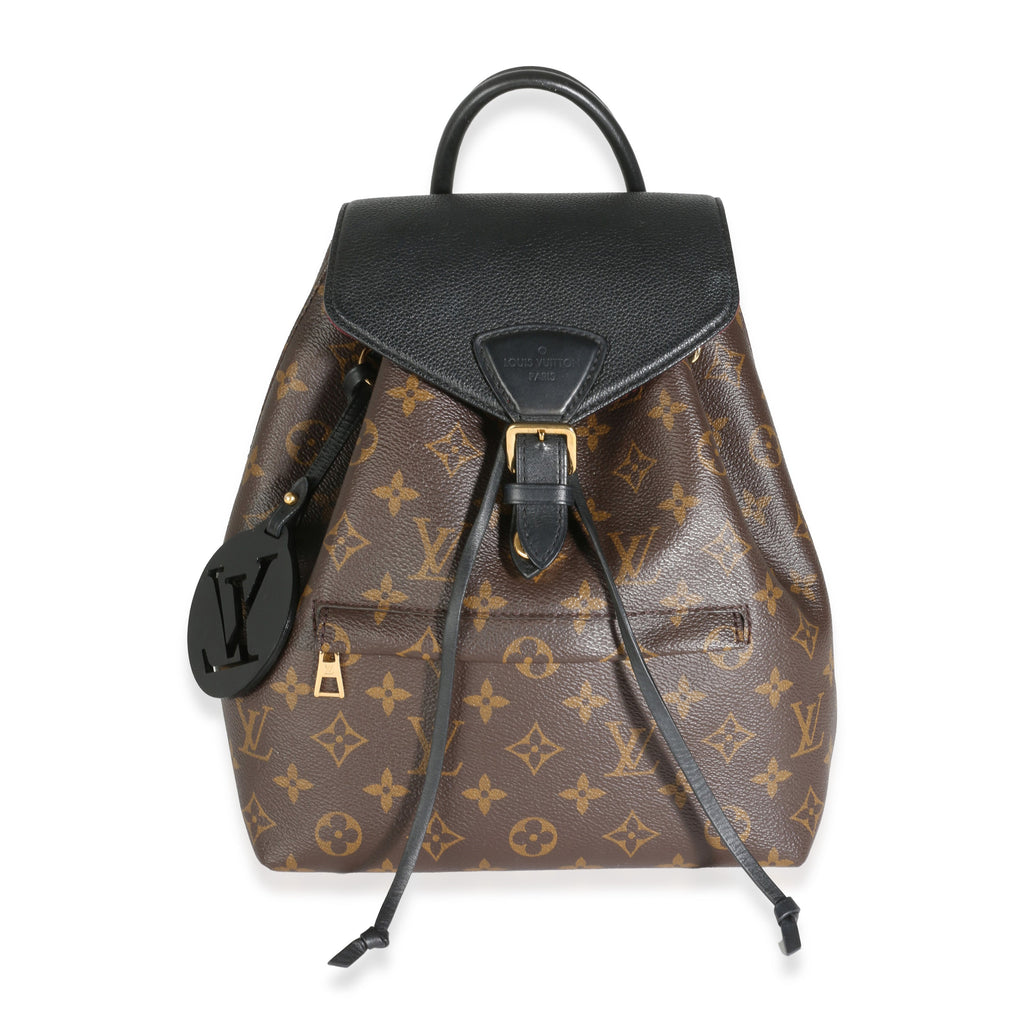 Louis Vuitton Black Monogram Canvas Montsouris Backpack NM