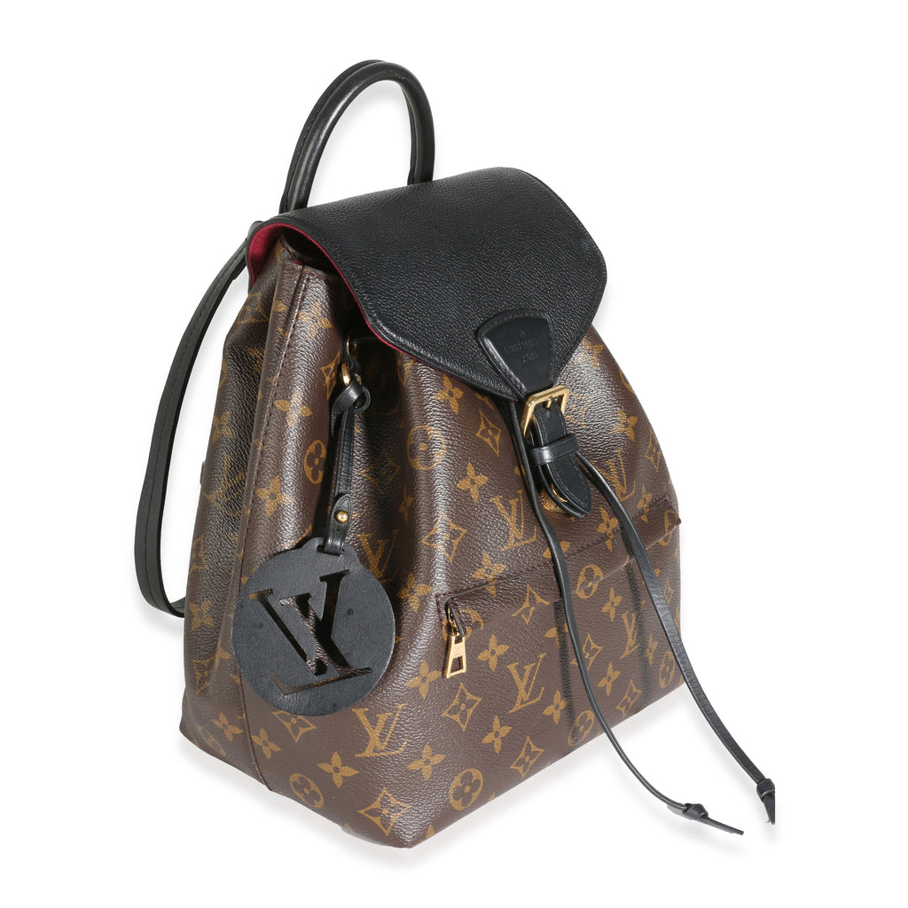 Louis Vuitton Black Monogram Canvas Montsouris Backpack NM