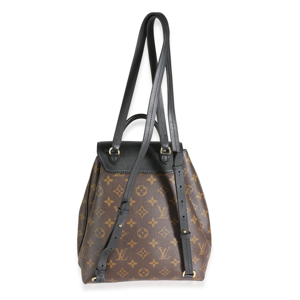 Louis Vuitton Black Monogram Canvas Montsouris Backpack NM