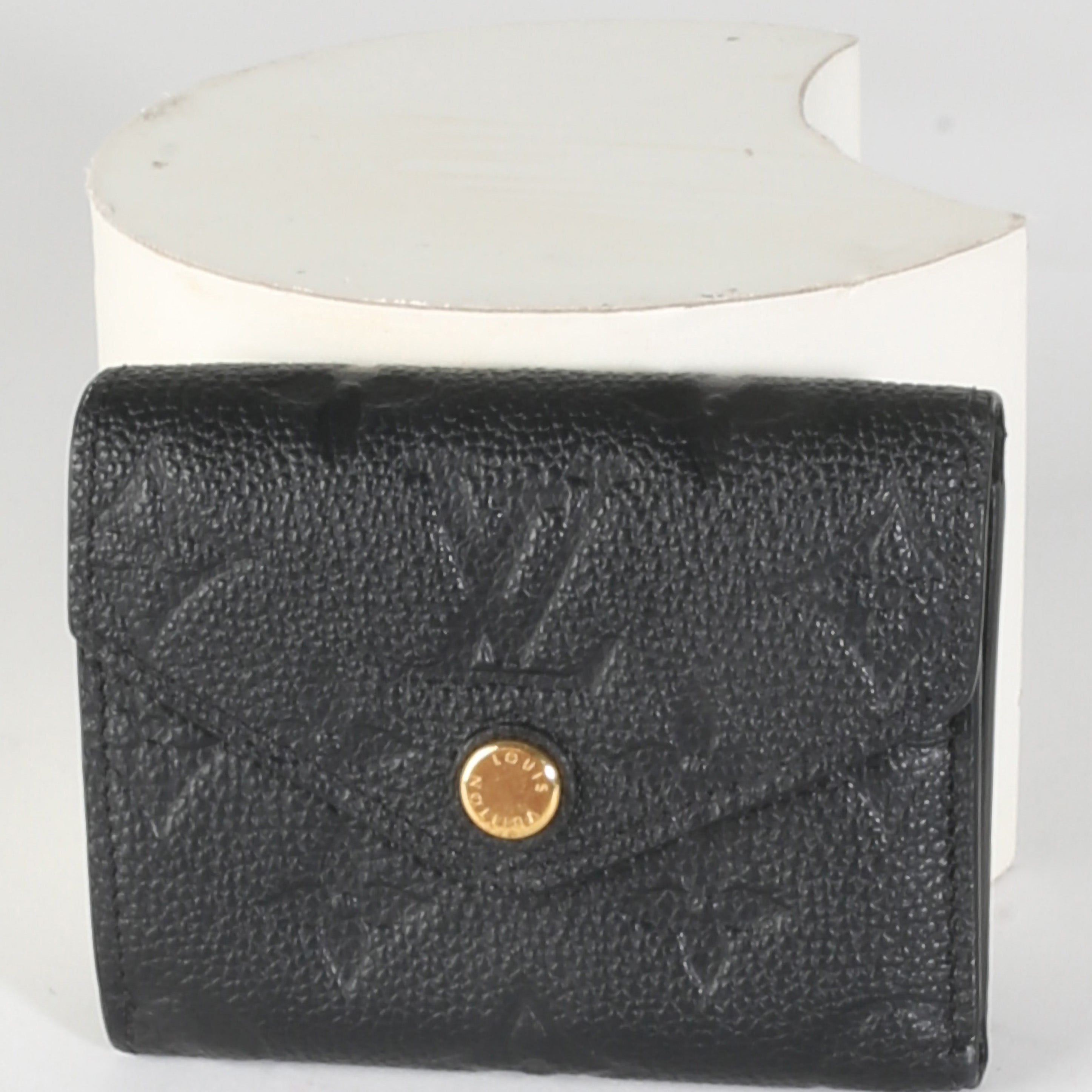 Louis Vuitton Black Monogram Empreinte Zoe Wallet