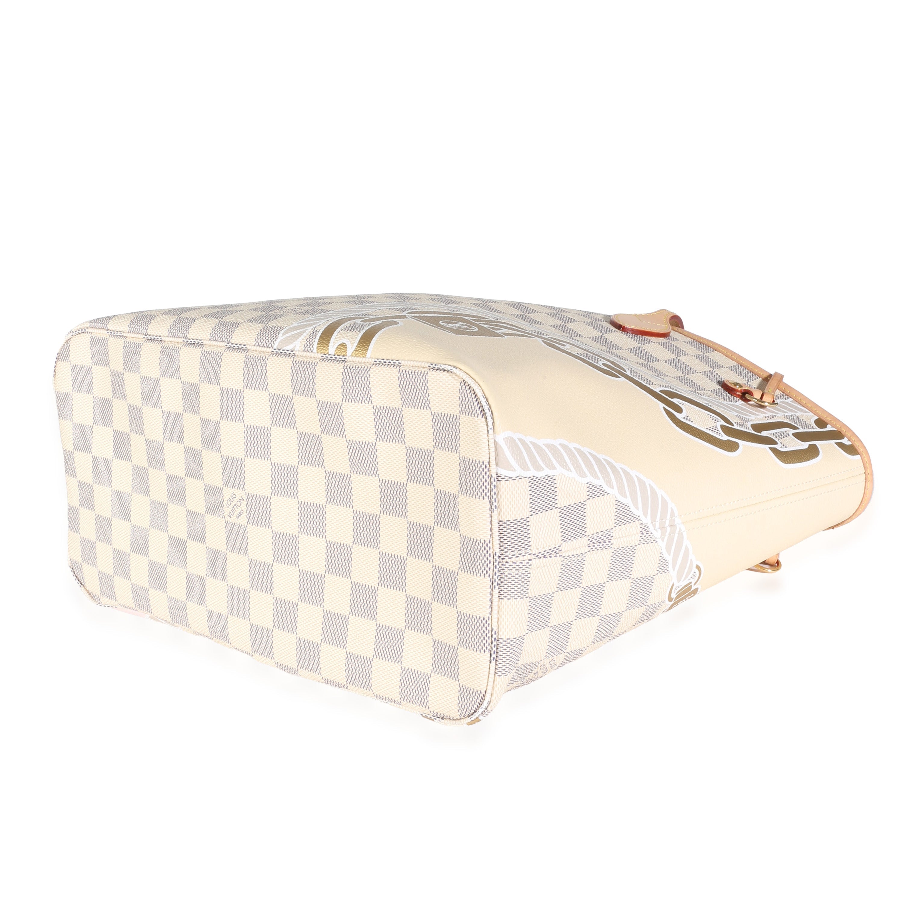 Louis Vuitton Damier Azur Canvas Nautical Neverfull MM