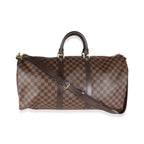 Louis Vuitton Damier Ebene Canvas Keepall Bandouliere 55