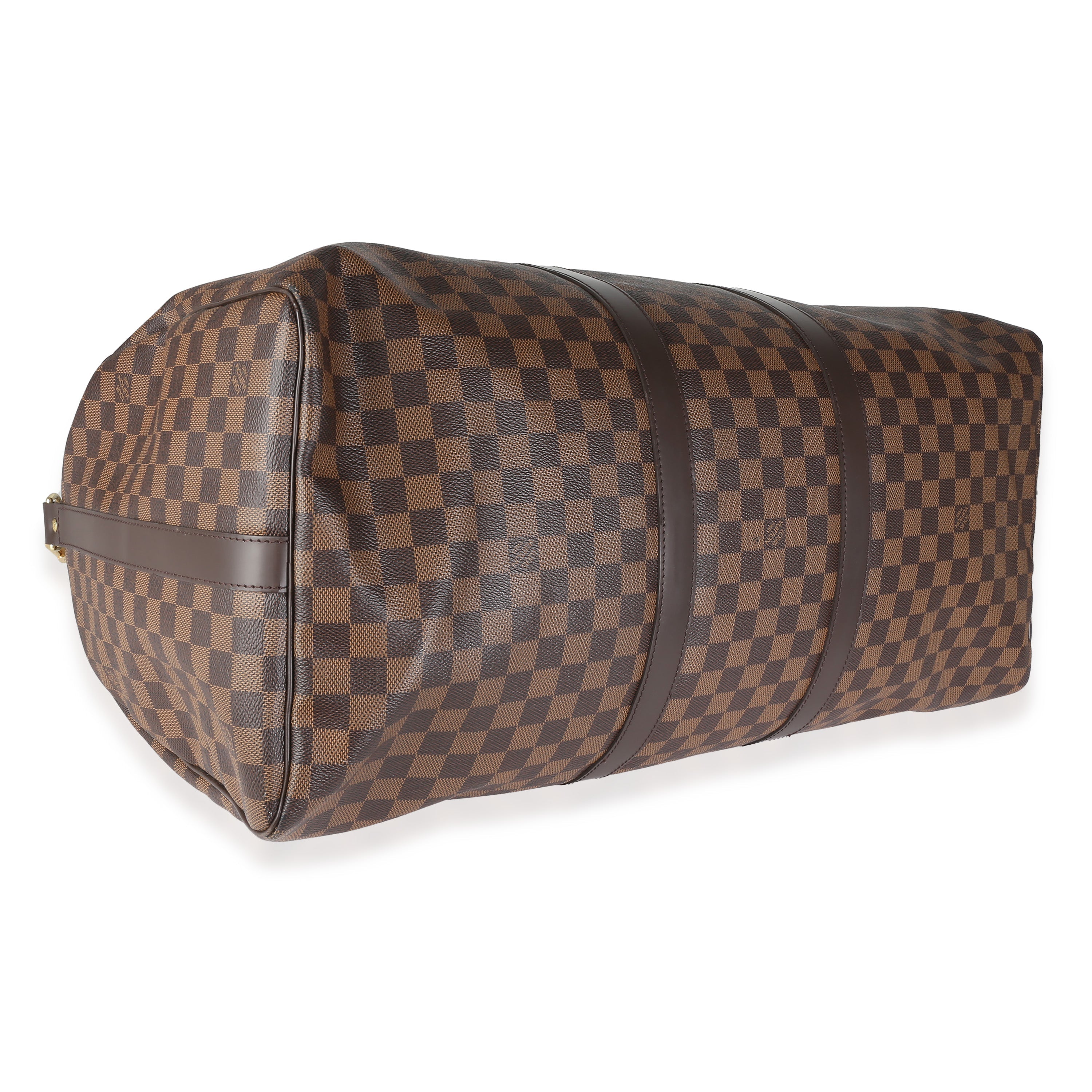 Louis Vuitton Damier Ebene Canvas Keepall Bandouliere 55